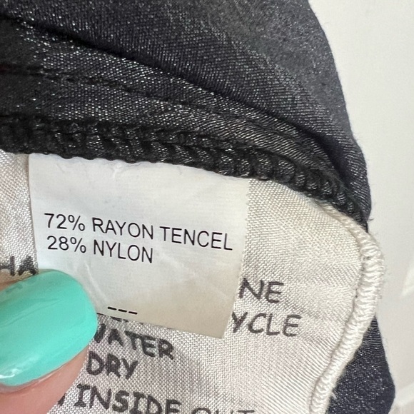 Harubella Metallic Dark Gray Blouse - Picture 8 of 9